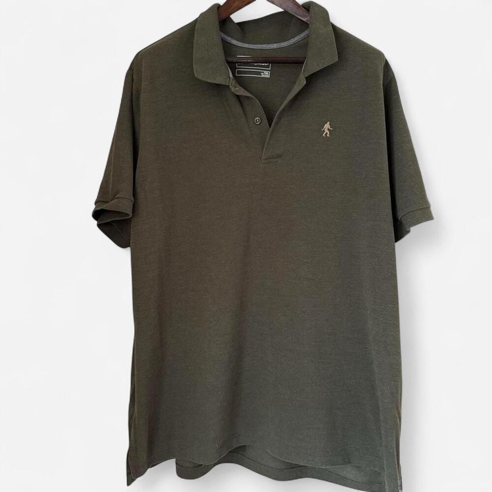 Eddie-bauer Men's Khaki and Green Polo-shirts